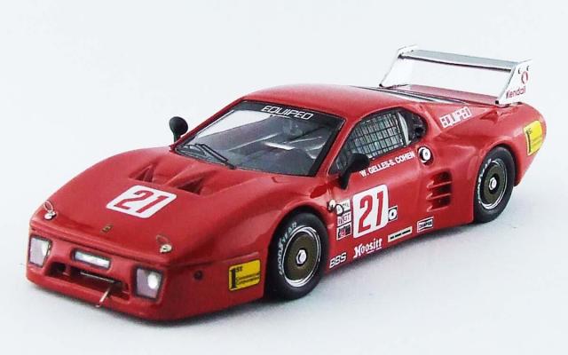 BEST MODEL 1/43 フェラーリ 512ＢＢ LM ライムロック 1984 Cohen/Gelles