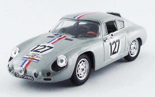 BEST MODEL 1/43 ポルシェ アバルト ツール・ド・フランス 1961 Buchet/Aury #127