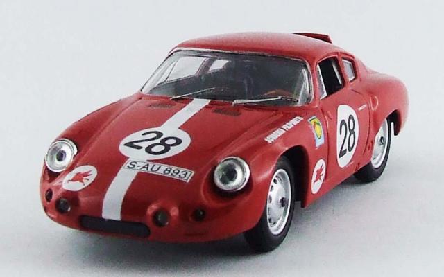 BEST MODEL 1/43 ポルシェ アバルト ニュルブルンリンク 1963 Knunis/Schiller #28 スクーデリア・フィリピネッティ