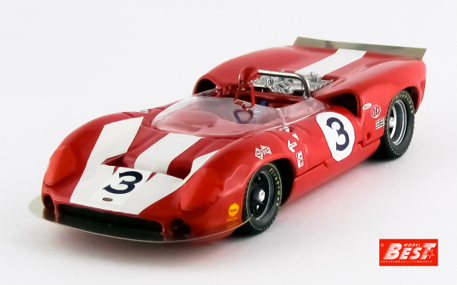 BEST MODEL 1/43 ローラ T70 MK.2 1966 カンナム St. Jovite/J. Surtees 優勝