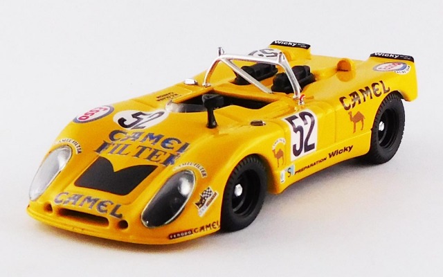 BEST MODEL 1/43 ポルシェ 908/2 FLUNDER ル・マン 1973 #52 Wicky/Cohen Olivar/Carron