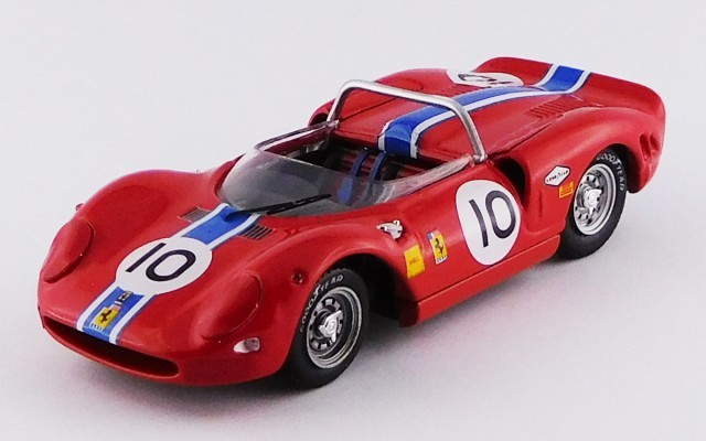 BEST MODEL 1/43 フェラーリ 365 P2 カナダ モスポート GP 1965 #10 Pedro Rodriguez シャーシNo.0838 RR:3rd