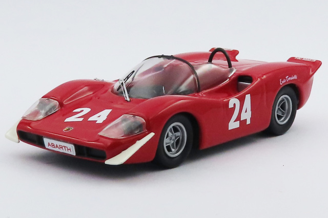 BEST MODEL 1/43 フィアット アバルト2000 S / Paul Ricards 1968 #24 Eris Tondelli