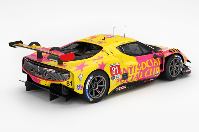 1/18 フェラーリ 296 GT3 IMSA ラグナ・セカ 2025 #81 Dragon Speed