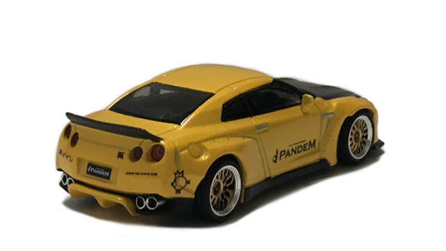MINI GT 1/64 Pandem Nissan GT-R R35 ダックテイル メタリック