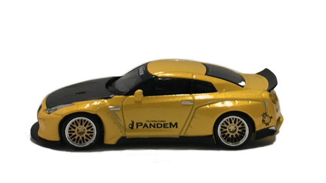 MINI GT 1/64 Pandem Nissan GT-R R35 ダックテイル メタリック
