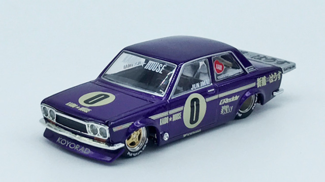 MINI GT 1/64 ダットサン 510 プロストリート OG パープル KAIDO