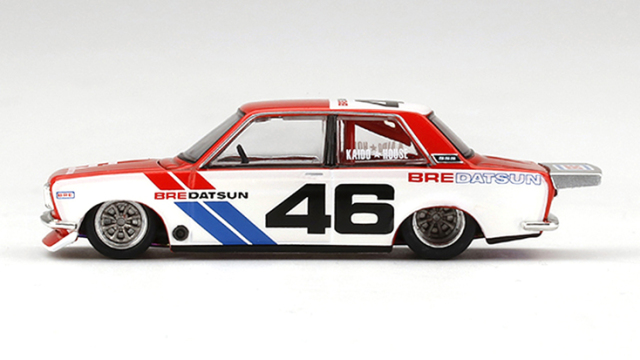 街道ハウス BRE DATSUN 510 プロストリート Kaido House 1:64 Datsun 510 Pro Street BRE #46 Version 1 & 2