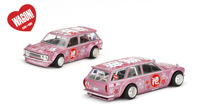 MINI GT 1/64 ダットサン KAIDO 510 ワゴン Hanami V1(右ハンドル)