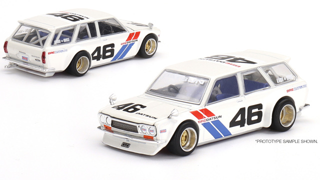 MINI GT 1/64 ダットサン KAIDO 510 ワゴン BRE V2(右ハンドル)