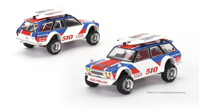 MINI GT 1/64 ダットサン KAIDO 510 ワゴン Kaido GT Surf Safari RS(右ハンドル)