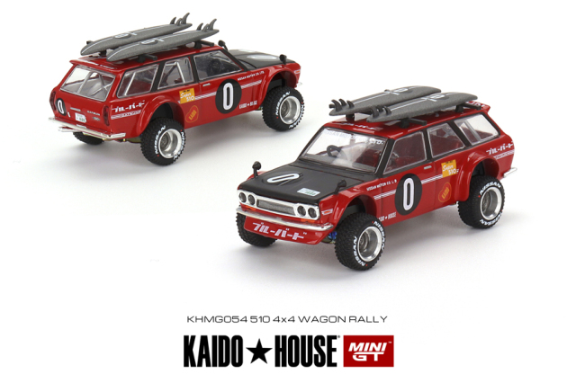 MINI GT 1/64 ダットサン KAIDO 510 ワゴン Kaido GT Surf Safari RS V2(右ハンドル)