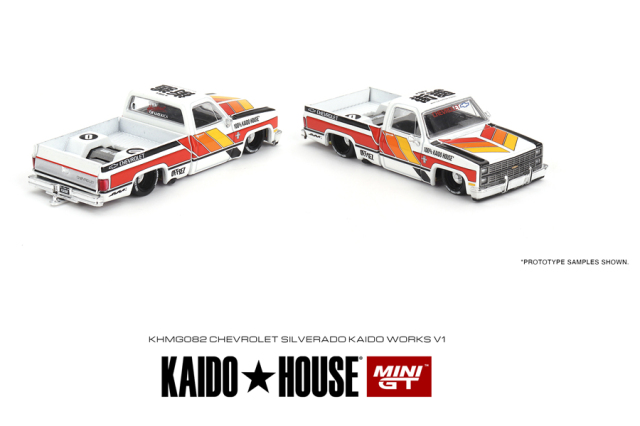 MINI GT 1/64 シボレー シルバラード KAIDO WORKS V1(左ハンドル)