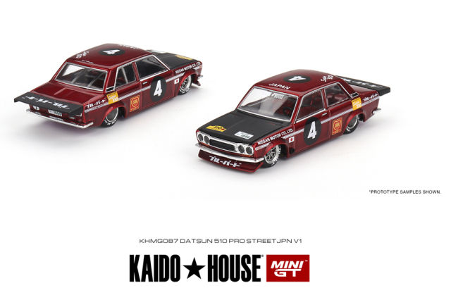 MINI GT 1/64 ダットサン KAIDO 510 プロストリート JAPAN V1(左ハンドル)