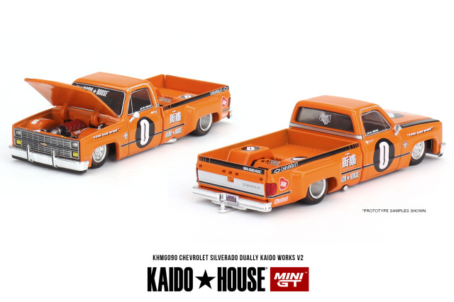 MINI GT 1/64 シボレー シルバラード デューリー Kaido Works V2(左ハンドル)