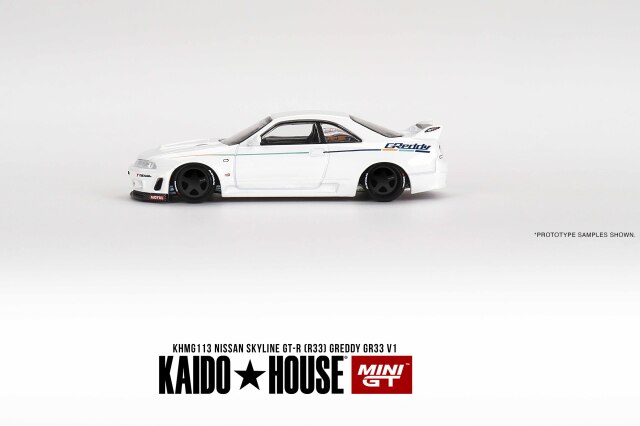 MINI GT 1/64 Nissan スカイライン GT-R R33 GReddy GR33 V1(右