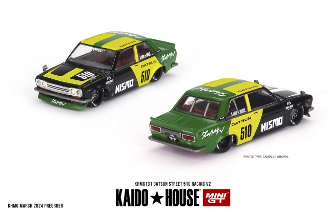 MINI GT 1/64 ダットサン ストリート 510 Racing V2(左ハンドル)