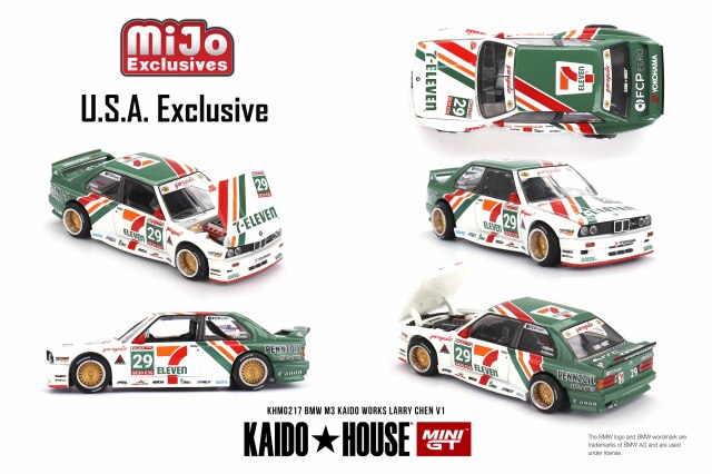 MINI GT 1/64 BMW M3 KAIDO WORKS Larry Chen V1(左ハンドル) 北米限定