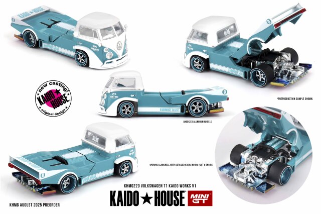 MINI GT 1/64 フォルクスワーゲン T1 KAIDO WORKS V1(左ハンドル)