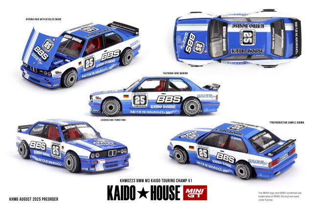 MINI GT 1/64 BMW M3 KAIDO Touring Champ V1(左ハンドル)