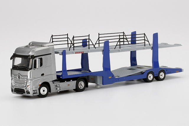 MINI GT 1/64 メルセデス ベンツ アクトロス/カーキャリアトレイラー 