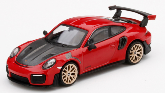 MINI GT 1/64 ポルシェ 911(991) GT2 RS レッド(左ハンドル)台湾限定