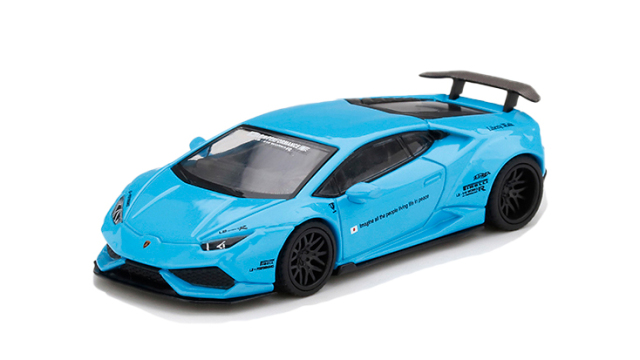 MINI GT 1/64 LB★WORKS ランボルギーニ ウラカン バージョン 1 ライトブルー(左ハンドル)