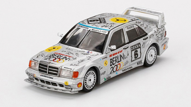 MINI GT 1/64 メルセデス ベンツ 190E 2.5-16 エボリューション II DTM Zolder 1992 #6 "Berlin"(左ハンドル)中国限定