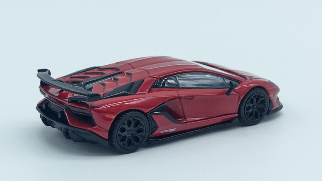 MINI GT 1/64 ランボルギーニ アヴェンタドール SVJ ロッソマーズ