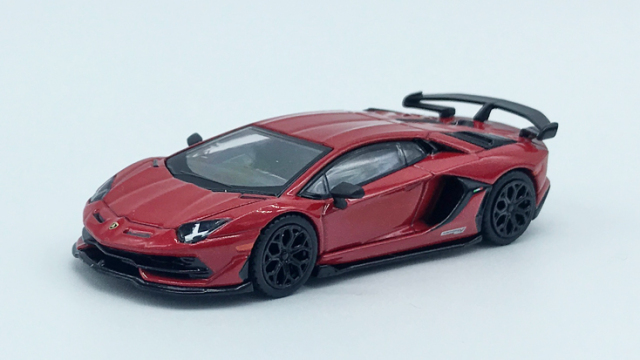 MINI GT 1/64 ランボルギーニ アヴェンタドール SVJ ロッソマーズ