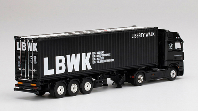 MINI GT 1/64 メルセデス ベンツ アクトロス 40ftコンテナ"LBWK"付属