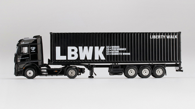MINI GT 1/64 メルセデス ベンツ アクトロス 40ftコンテナ"LBWK"付属