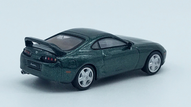 MINI GT 1/64 Toyota スープラ ダークグリーンパールメタリック(右