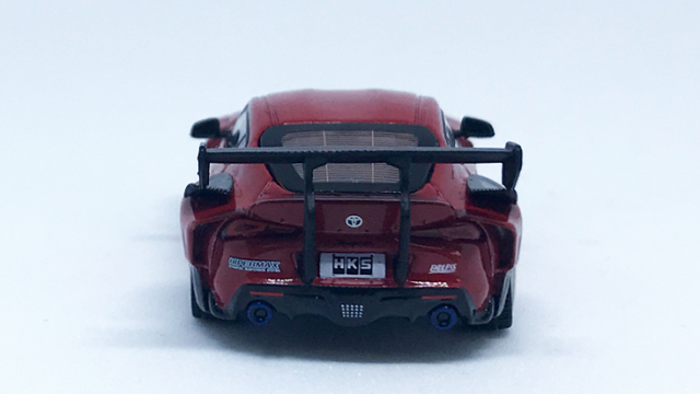 MINI GT HKS GR スープラ ルネサンス　レッド 右ハン 1/64スケール MINI GT「HKS GR スープラ」(ルネサンスレッド