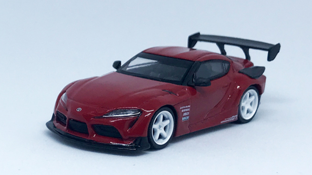 MINI GT 1/64 HKS GR スープラ ルネサンスレッド(左ハンドル)