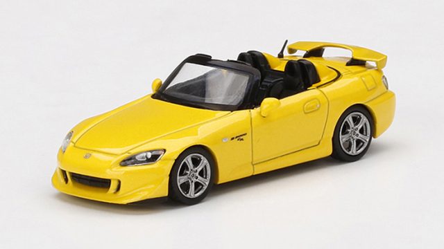 MINI GT 1/64 Honda S2000 CR リオイエローパール(左ハンドル)