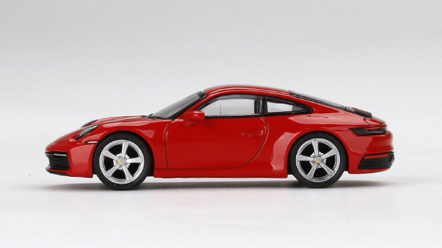 【レア・未開封】ミニチャンプス 64 ポルシェ911 カレラ ルビー ミニカー 1/64スケール MINI GT「ポルシェ911(992) カレラ4S」(レーシング