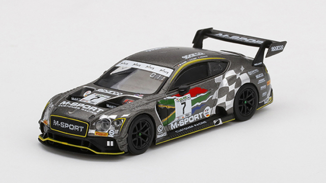 MINI GT 1/64 ベントレー コンチネンタル GT3 Mスポーツ インターコンチネンタルGTチャレンジ キャラミ9時間 2020 #7(右ハンドル)