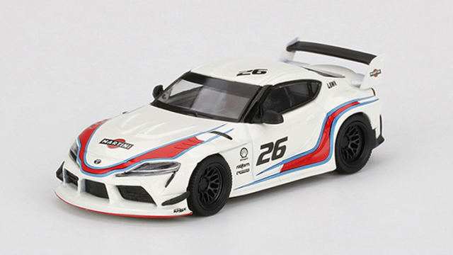 MINI GT 1/64 LB★WORKS GR スープラ マルティニレーシング(左ハンドル)