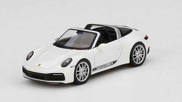 1/64 MINI GT ポルシェ911 4台セット MINI GT 1/64 ポルシェ 911 タルガ 4S ホワイト(右ハンドル