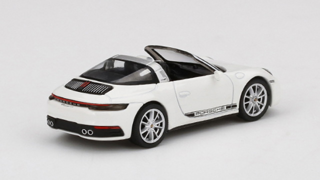 MINI GT 1/64 ポルシェ 911 タルガ 4S ホワイト(右ハンドル