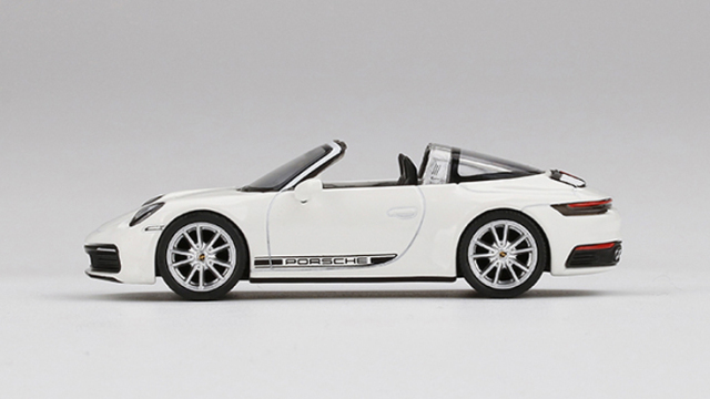 MINI GT 1/64 ポルシェ 911 タルガ 4S ホワイト(右ハンドル