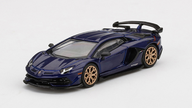 MINI GT 1/64 ランボルギーニ アヴェンタドール SVJ Viola Aletheia(パープル)(右ハンドル)