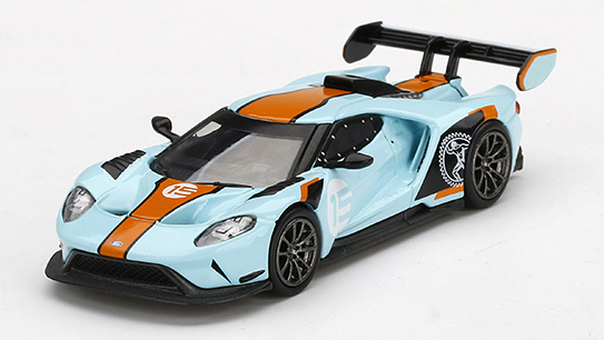 MINI GT 1/64 フォード GT Mk II #002 ブルー/オレンジ(左ハンドル)