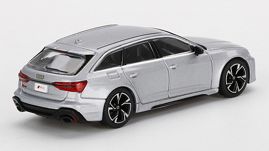 MINI GT 1/64 アウディ RS 6 アバント カーボンブラックエディション