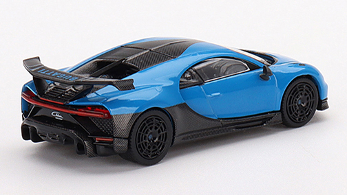 MINI GT 1/64 ブガッティ シロン ピュールスポール ブルー(左