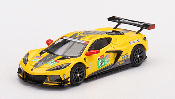 MINI GT 1/64 シボレー コルベット C8.R ル・マン24時間 2021 GTE PRO 2位 #63 コルベットレーシング(左ハンドル)