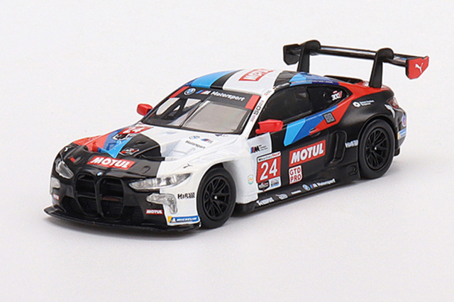MINI GT 1/64 BMW M4 GT3 IMSA デイトナ24時間 2022 #24 BMW Team RLL(左ハンドル)