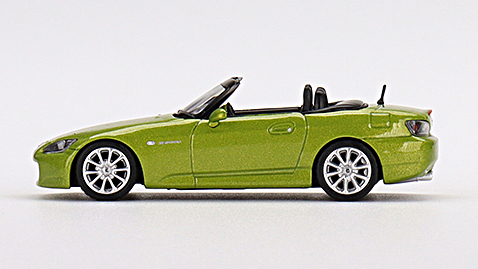 MINI GT 1/64 Honda S2000 (AP2) ライムグリーンメタリック(左