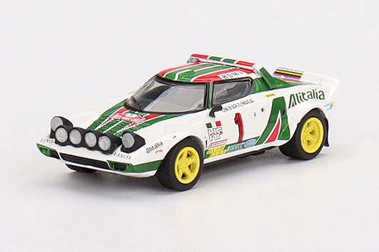 MINI GT 1/64 ランチア ストラトス HF モンテカルロラリー 1977 優勝車 #1(左ハンドル)